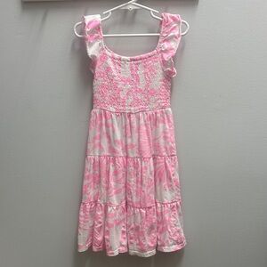 Lilly Pulitzer Pink/White Maxi Dress